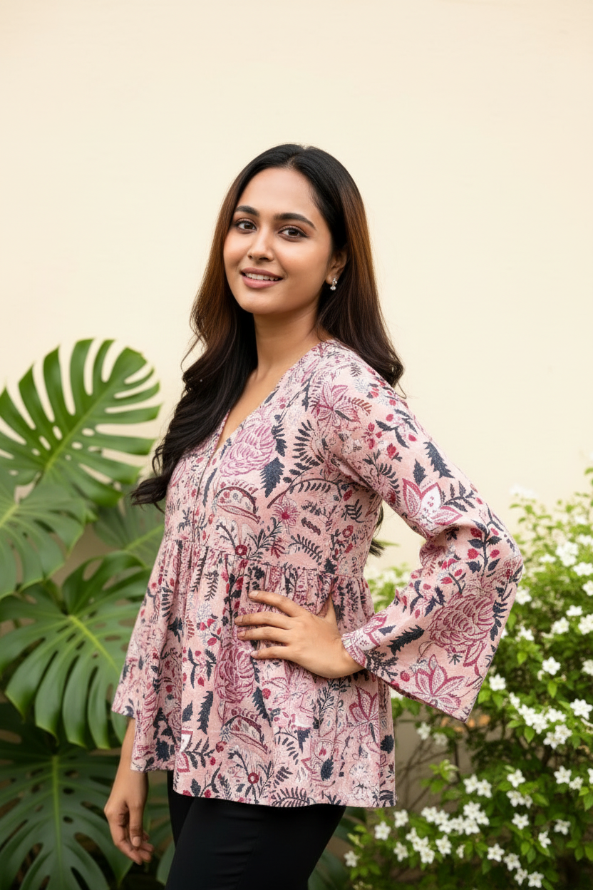 Bright Mauve Pose 2