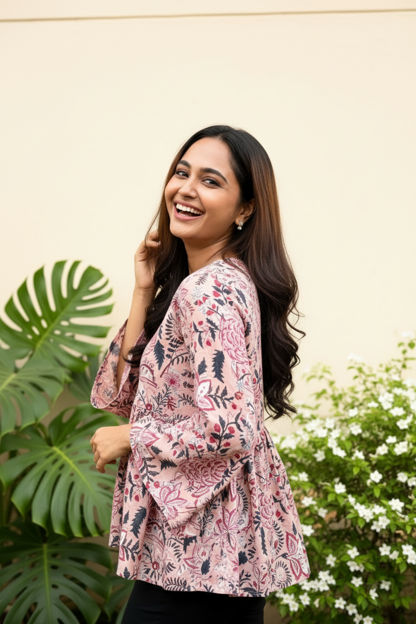 Bright Mauve Pose 3